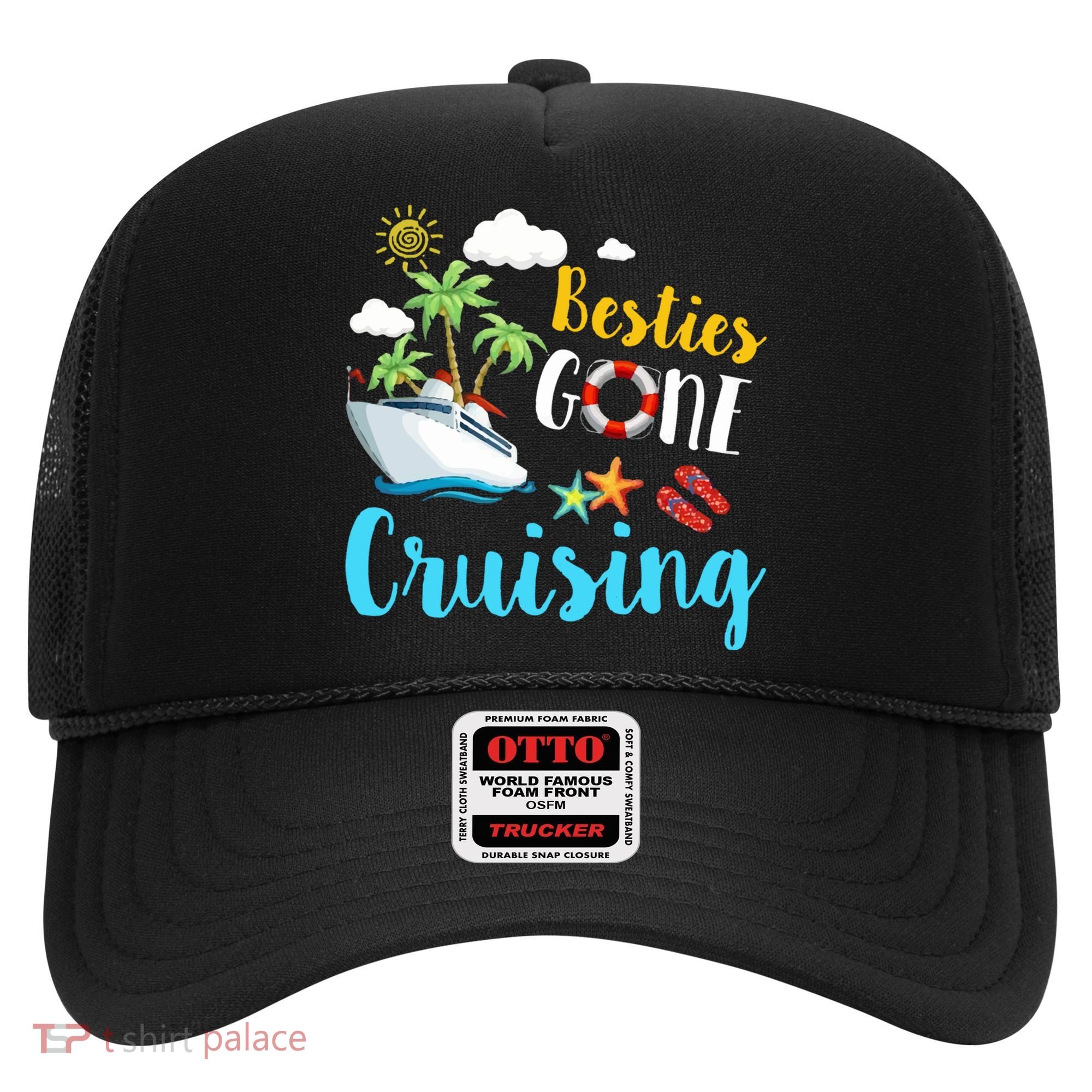 Besties Gone Cruise Matching Trip Cruising Vacation Cool Gift Hat