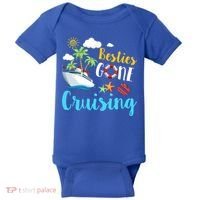 Besties Gone Cruise Matching Trip Cruising Vacation Cool Gift Baby Bodysuit thumb 0