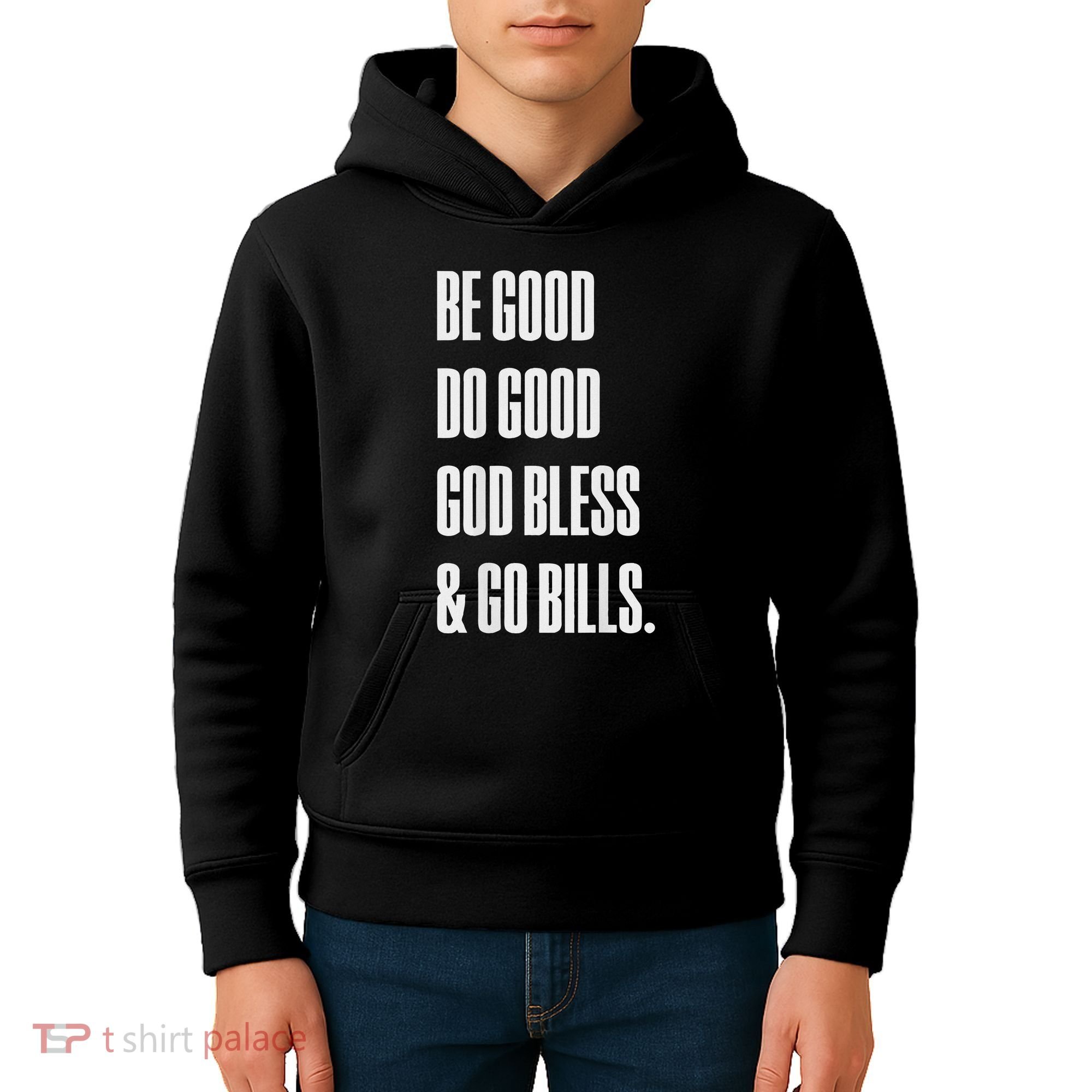 Be Good Do Good God Bless And Go B.I.L.L.S Kids Hoodie
