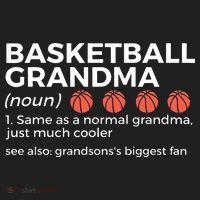 Basketball Grandma Definition Grandson's largest fan Women's Sweatshirt thumb 2