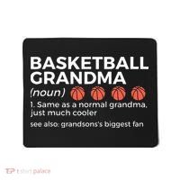 Basketball Grandma Definition Grandson's largest fan Mousepad thumb 0