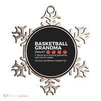 Basketball Grandma Definition Grandson's largest fan Ornament thumb 0