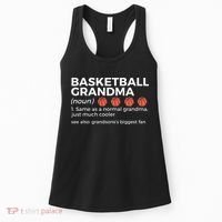 Basketball Grandma Definition Grandson's largest fan Women's Tank Top thumb 0