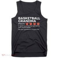 Basketball Grandma Definition Grandson's largest fan Tank Top thumb 0