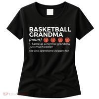 Basketball Grandma Definition Grandson's largest fan Women's T-Shirt thumb 0