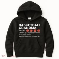 Basketball Grandma Definition Grandson's largest fan Kids Hoodie thumb 0
