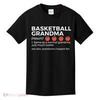 Basketball Grandma Definition Grandson's largest fan Kids T-Shirt thumb 0