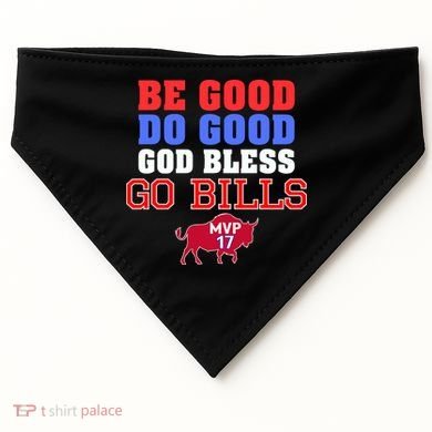 Be Good Do Good God Bless Go B.I.L.L.S USA-Made Doggie Bandana