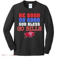 Be Good Do Good God Bless Go B.I.L.L.S Kids Long Sleeve Shirt thumb 0