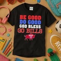Be Good Do Good God Bless Go B.I.L.L.S Kids T-Shirt thumb 3