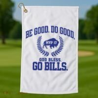 Be Good Do Good God Bless Go B.I.L.L.S Golf Towel thumb 1