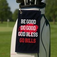Be Good Do Good Go Bill Golf Towel thumb 2