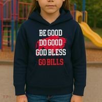 Be Good Do Good Go Bill Kids Hoodie thumb 3