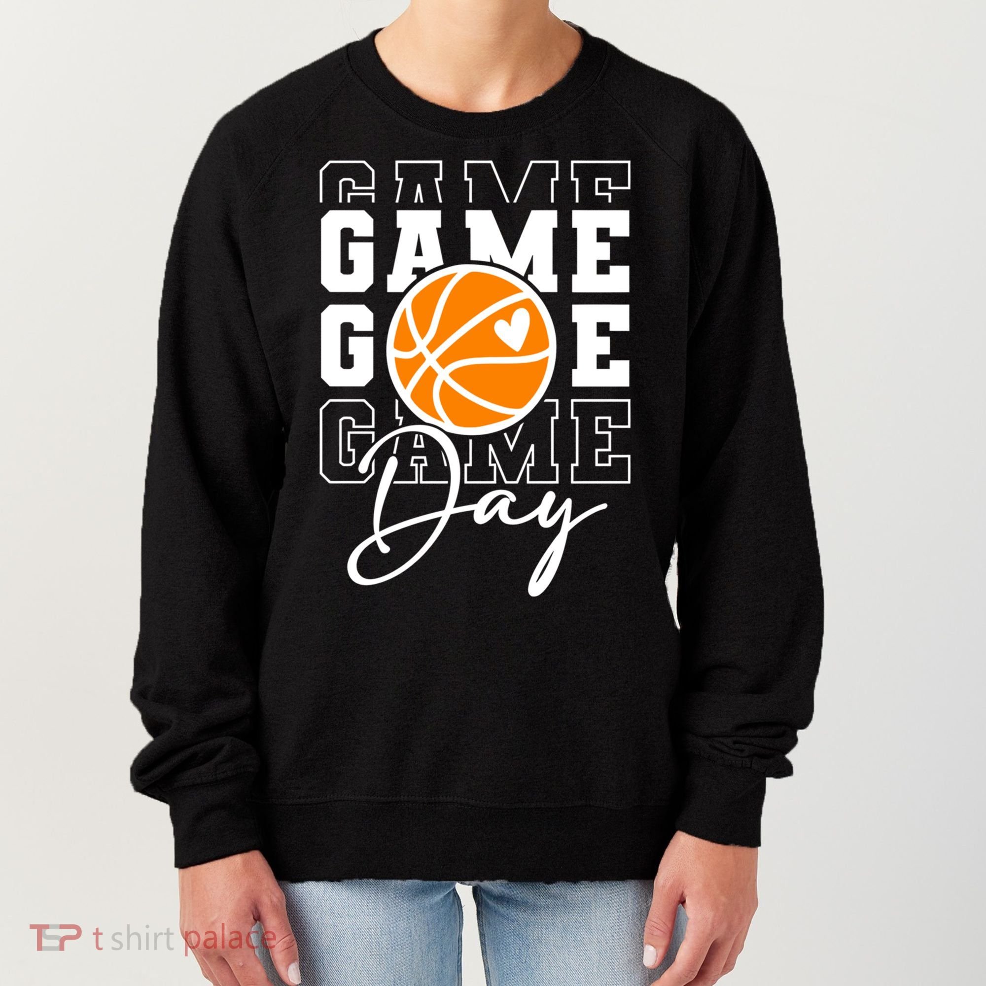 Basketball Game Day Gift Women's Sweatshirt