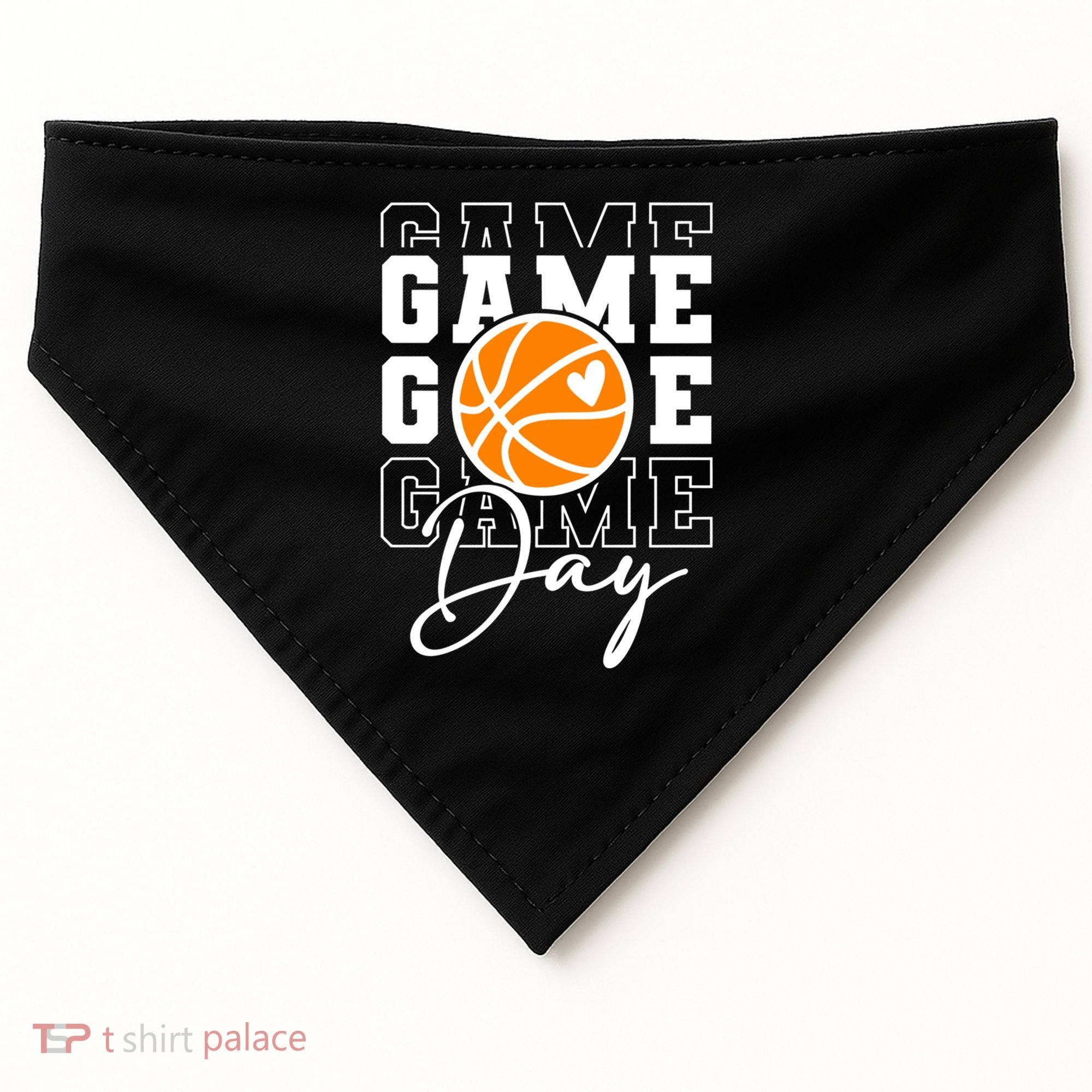 Basketball Game Day Gift USA-Made Doggie Bandana