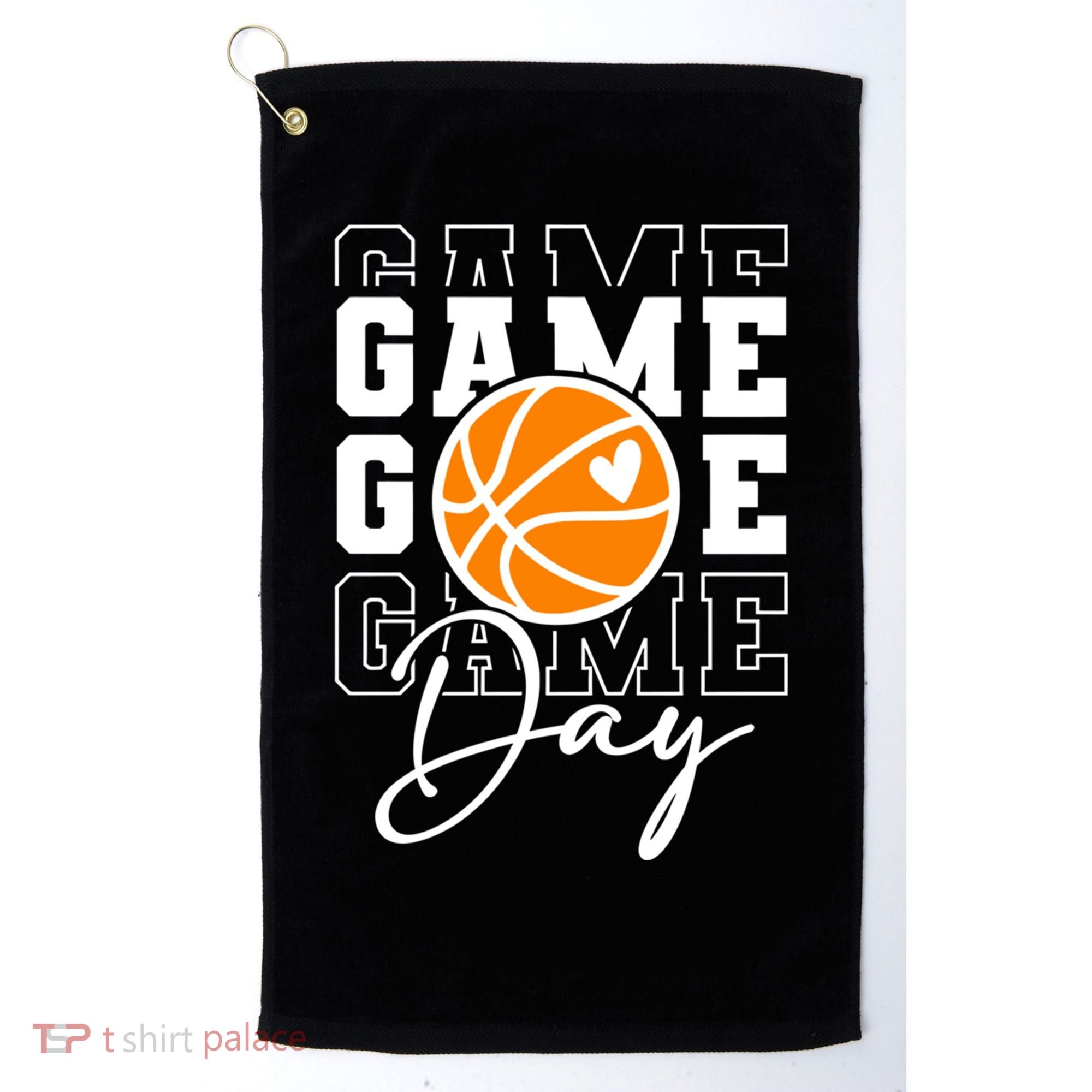 Basketball Game Day Gift Golf Towel