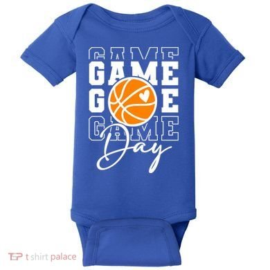 Basketball Game Day Gift Baby Bodysuit