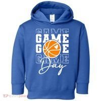 Basketball Game Day Gift Toddler Hoodie thumb 0
