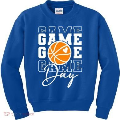 Basketball Game Day Gift Kids Sweatshirt