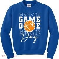 Basketball Game Day Gift Kids Sweatshirt thumb 0