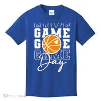 Basketball Game Day Gift Kids T-Shirt thumb 0