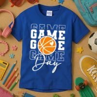 Basketball Game Day Gift Kids T-Shirt thumb 3