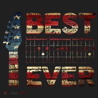 Best Guitar Dad Ever Chords Best Dad Guitar American Flag Beanie thumb 2