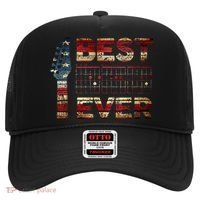 Best Guitar Dad Ever Chords Best Dad Guitar American Flag Hat thumb 0