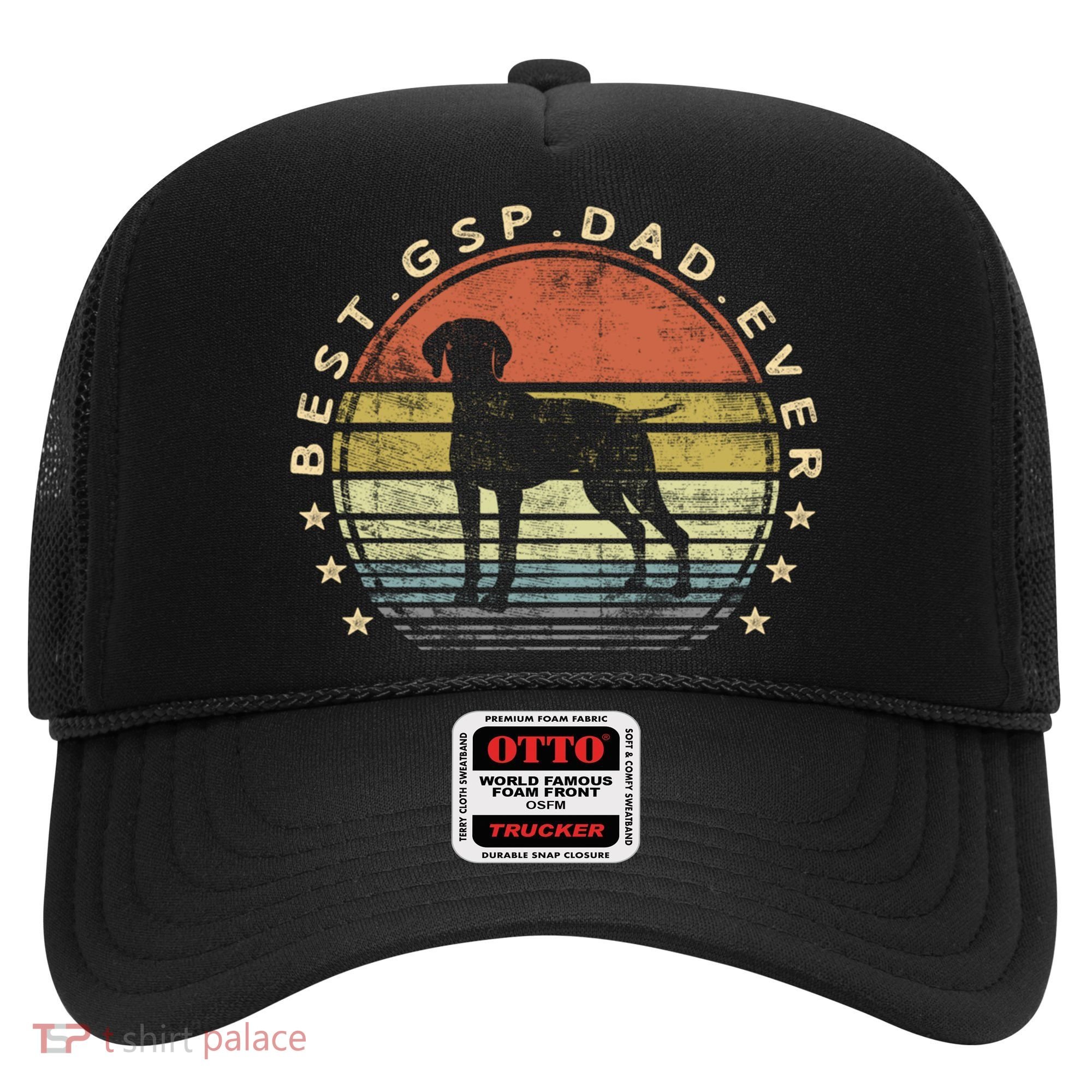 Best Gsp Dad Ever Dog Lover Owner Ger Shorthaired Pointer Gift Hat