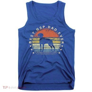 Best Gsp Dad Ever Dog Lover Owner Ger Shorthaired Pointer Gift Tank Top