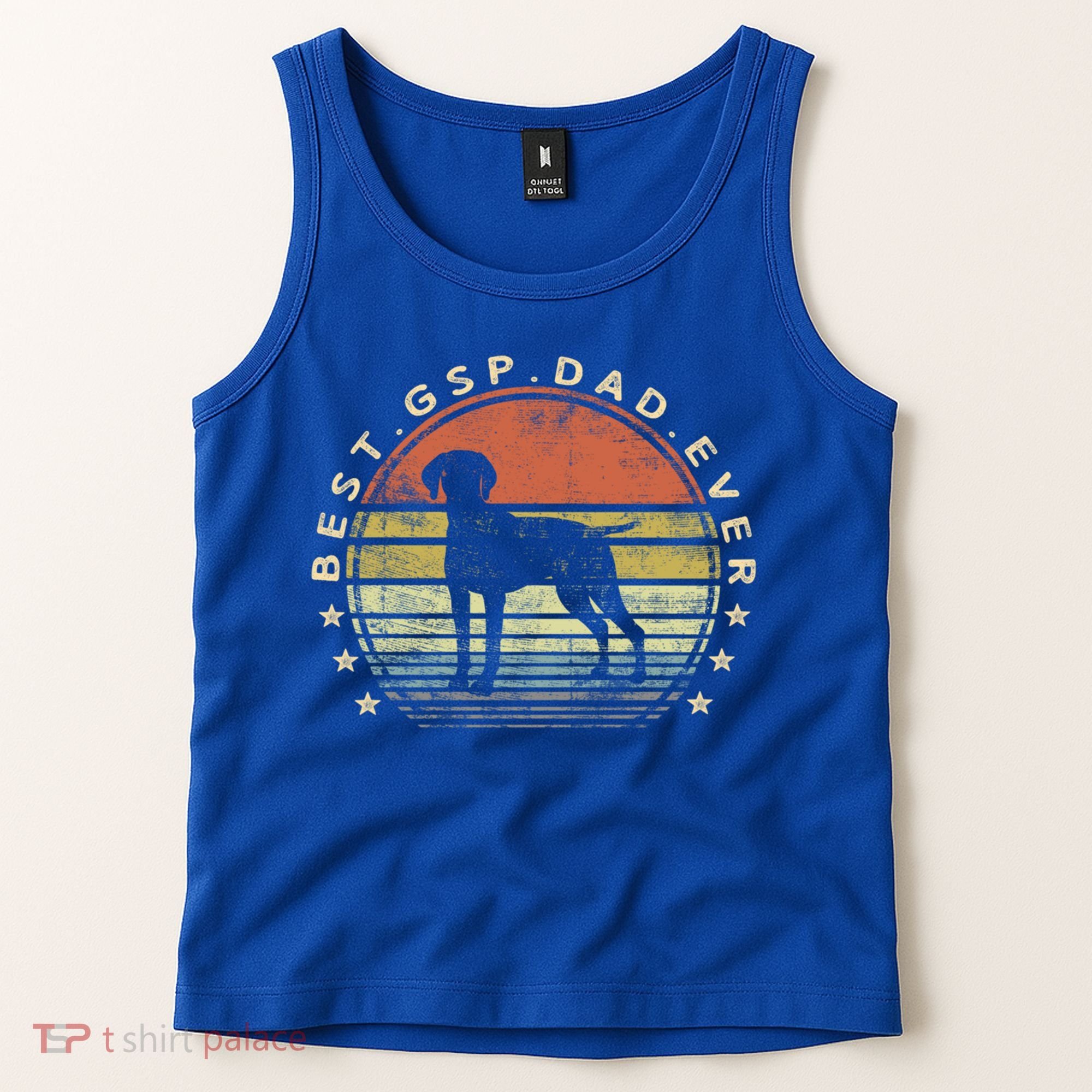 Best Gsp Dad Ever Dog Lover Owner Ger Shorthaired Pointer Gift Tank Top