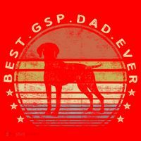 Best Gsp Dad Ever Dog Lover Owner Ger Shorthaired Pointer Gift Santa Hat thumb 1