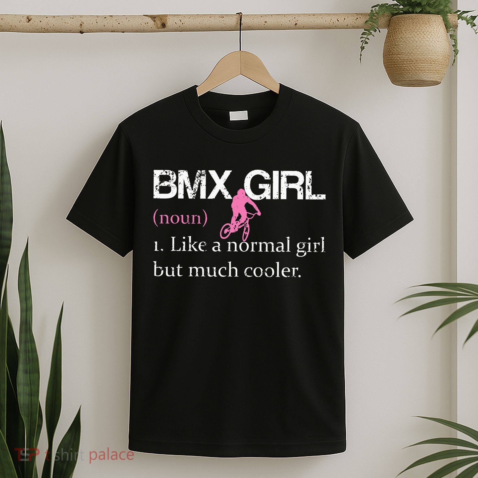 BMX Girl Definition Funny BMX Women Rider Cool Biking T-Shirt