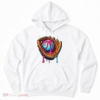 Baseball Glove Drip Ice Cream Sprinkles Baseball Boy Hoodie thumb 0