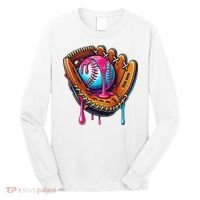Baseball Glove Drip Ice Cream Sprinkles Baseball Boy Long Sleeve Shirt thumb 0
