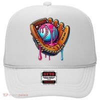 Baseball Glove Drip Ice Cream Sprinkles Baseball Boy Hat thumb 0