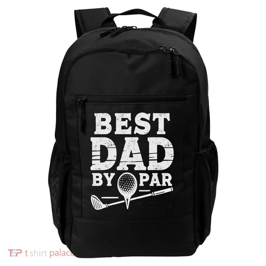 Best Golf Dad By Par Funny Gift Backpack