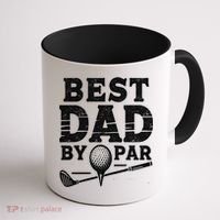 Best Golf Dad By Par Funny Gift Coffee Mug thumb 1
