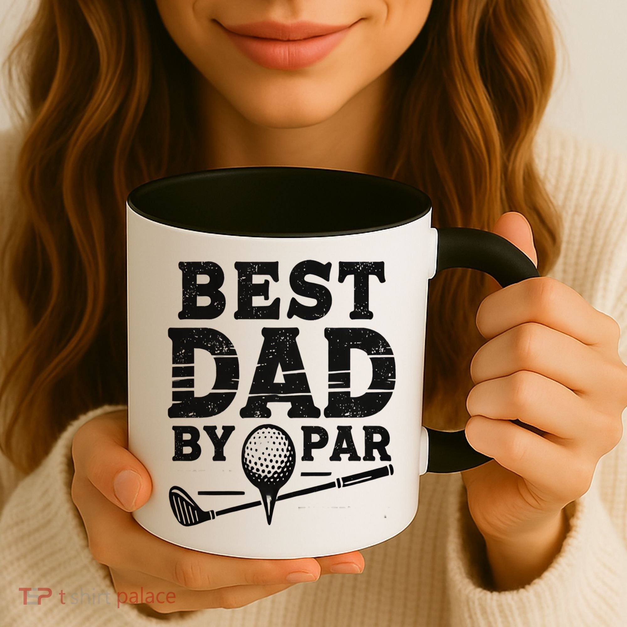 Best Golf Dad By Par Funny Gift Coffee Mug