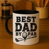 Best Golf Dad By Par Funny Gift Coffee Mug thumb 4