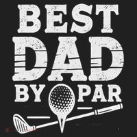 Best Golf Dad By Par Funny Gift Beanie thumb 2