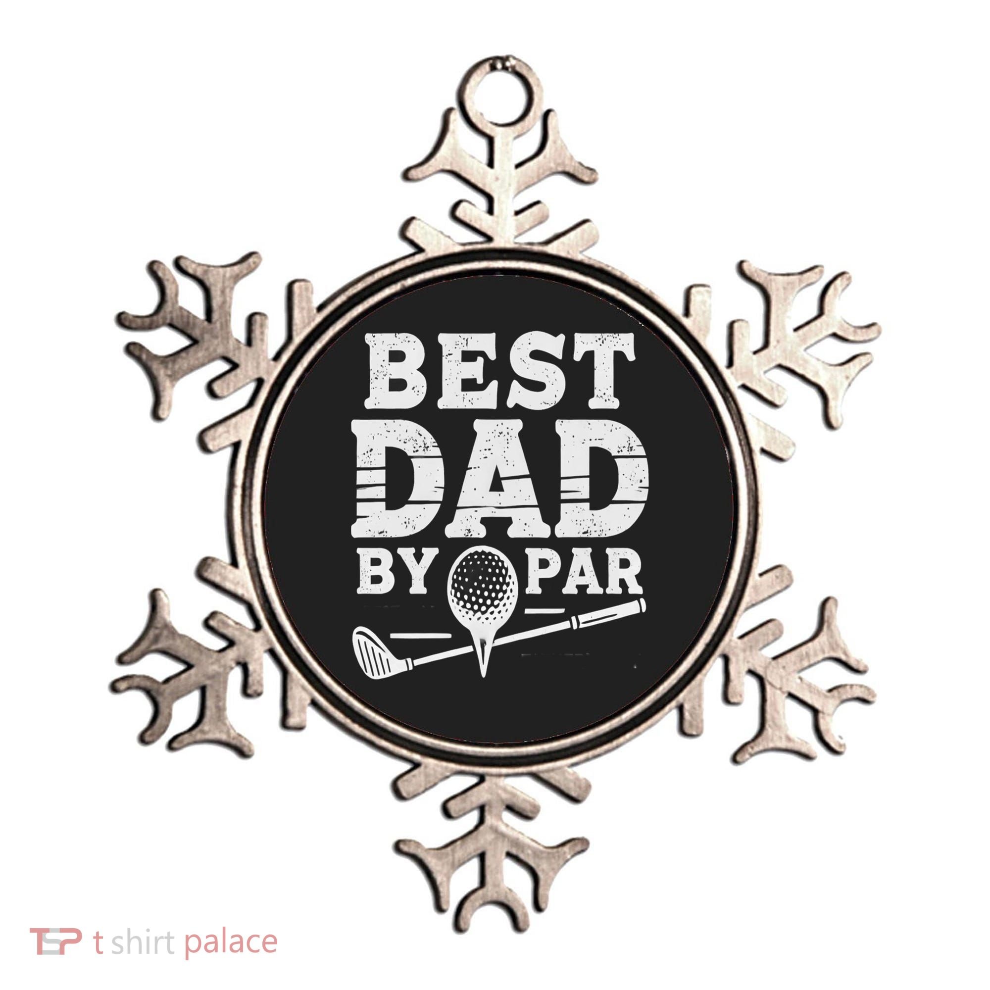 Best Golf Dad By Par Funny Gift Ornament