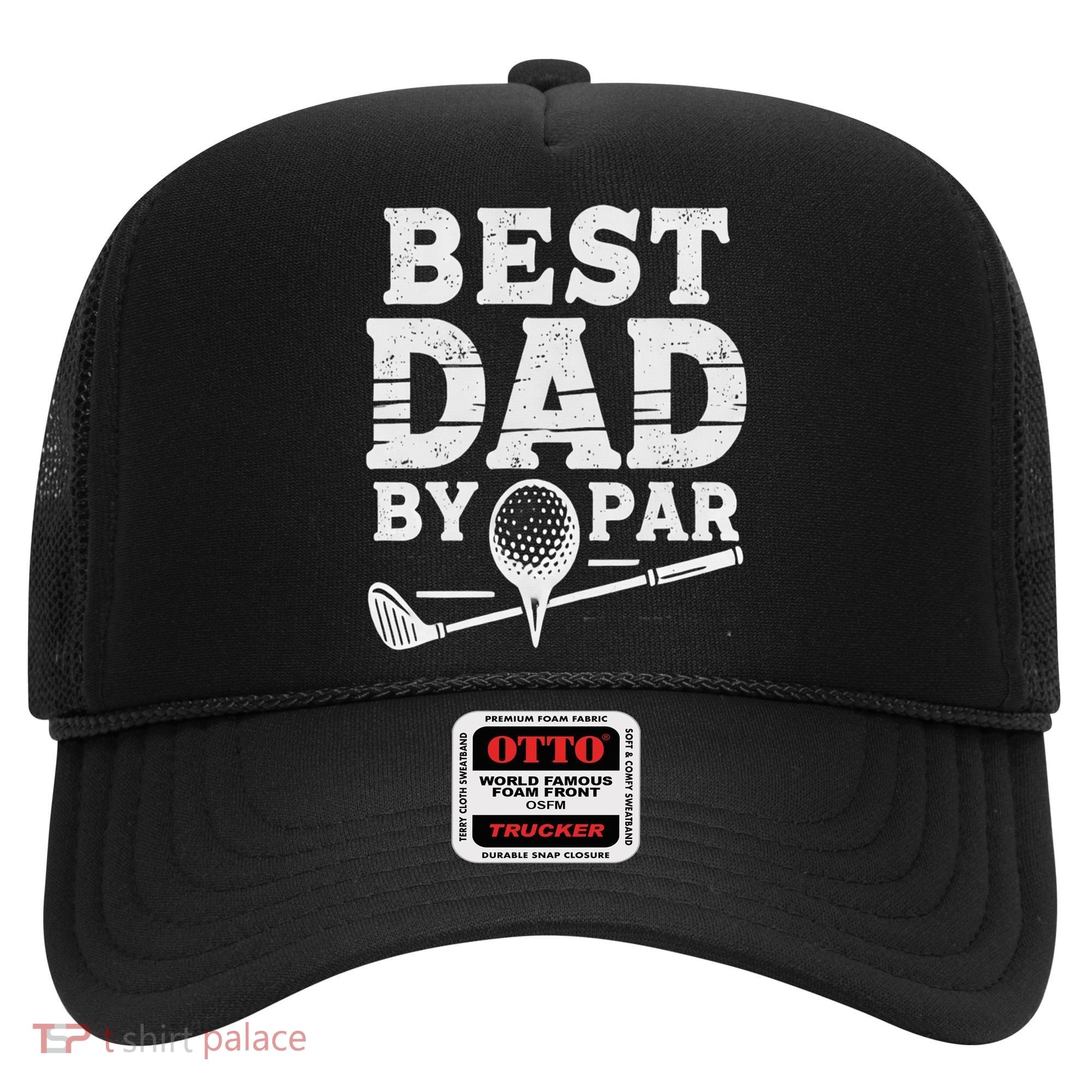 Best Golf Dad By Par Funny Gift Hat