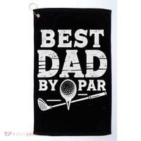 Best Golf Dad By Par Funny Gift Golf Towel thumb 0