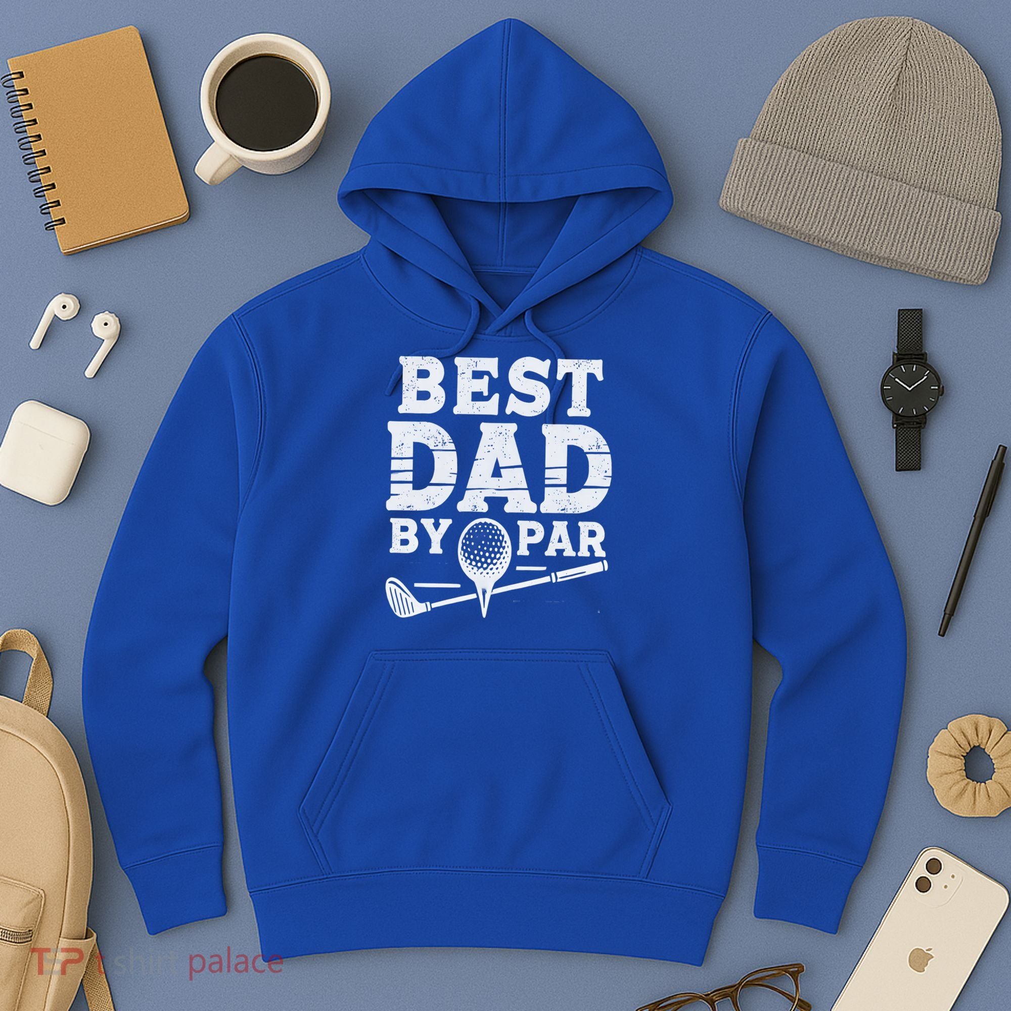 Best Golf Dad By Par Funny Gift Hoodie