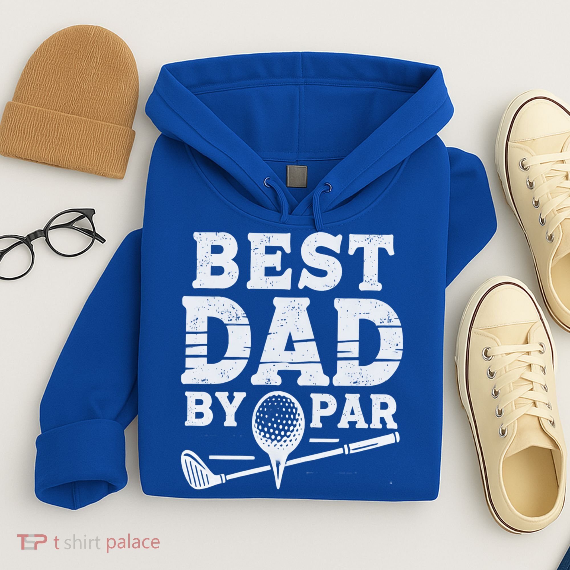 Best Golf Dad By Par Funny Gift Hoodie
