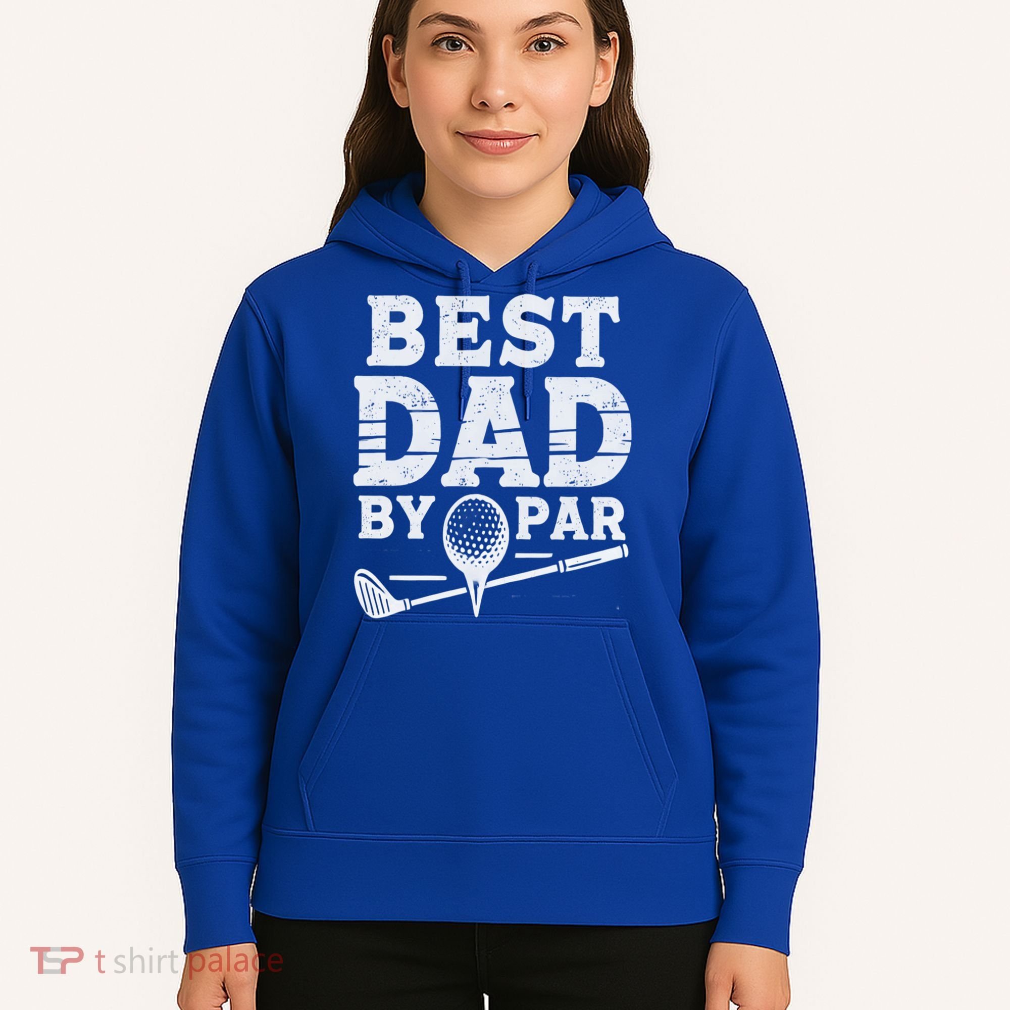 Best Golf Dad By Par Funny Gift Hoodie