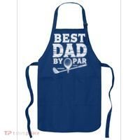 Best Golf Dad By Par Funny Gift Apron thumb 0