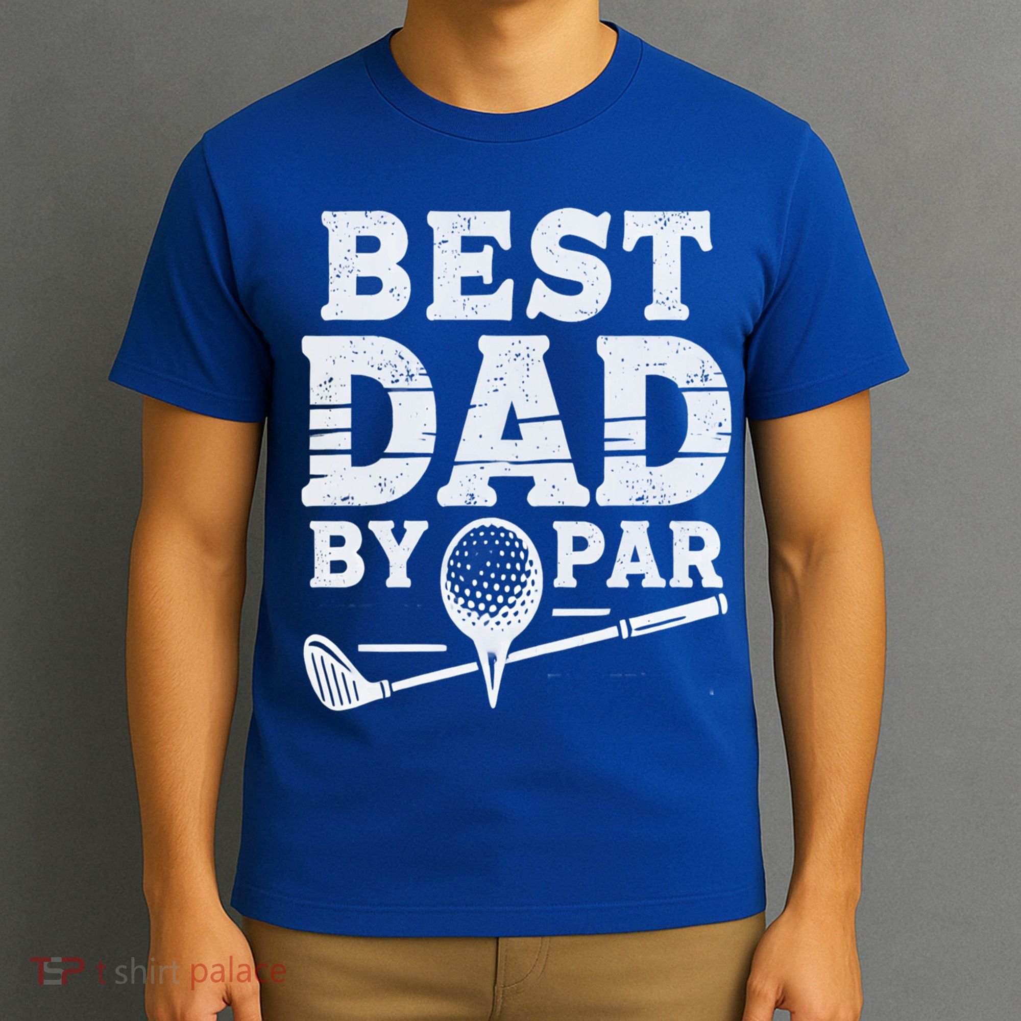 Best Golf Dad By Par Funny Gift T-Shirt