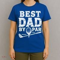 Best Golf Dad By Par Funny Gift T-Shirt thumb 4